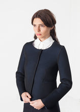 Carica l'immagine nel visualizzatore di Gallery, Weave Jacket in Black/Blue