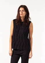 Carica l'immagine nel visualizzatore di Gallery, Zip Back Circle Blouse in Black