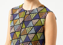 Carica l&#39;immagine nel visualizzatore di Gallery, Triangle Sleeveless Dress in Multi