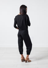 Carica l&#39;immagine nel visualizzatore di Gallery, Boat Neck Top in Black