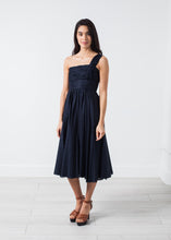 Carica l&#39;immagine nel visualizzatore di Gallery, One Shoulder Dress in Navy