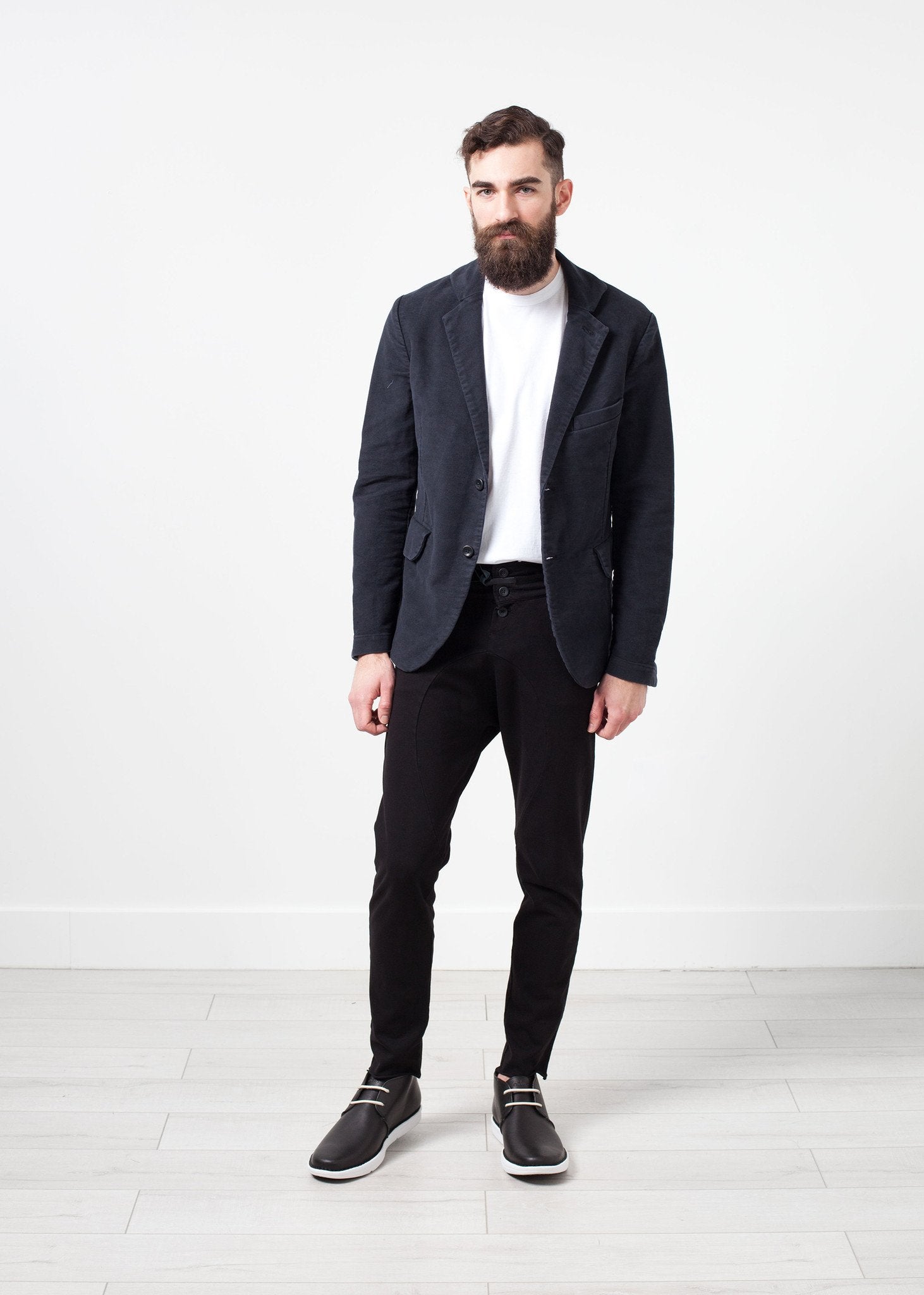 Brushed store cotton blazer