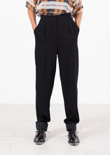 Carica l&#39;immagine nel visualizzatore di Gallery, Contrast Cuff Pant in Black