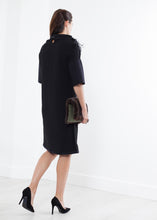 Carica l&#39;immagine nel visualizzatore di Gallery, Ostrich Plume Dress in Black