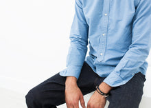 Carica l&#39;immagine nel visualizzatore di Gallery, British Officer&#39;s Shirt in Sky Blue