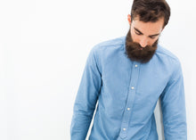 Carica l&#39;immagine nel visualizzatore di Gallery, British Officer&#39;s Shirt in Sky Blue