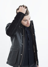 Carica l&#39;immagine nel visualizzatore di Gallery, Prince Leather Field Jacket in Meteor