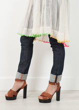 Carica l&#39;immagine nel visualizzatore di Gallery, Pink Bib Dress in White