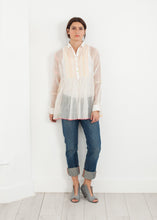 Carica l&#39;immagine nel visualizzatore di Gallery, Sheer Rainbow Blouse in White