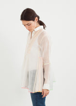 Carica l&#39;immagine nel visualizzatore di Gallery, Sheer Rainbow Blouse in White