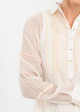 Carica l&#39;immagine nel visualizzatore di Gallery, Sheer Rainbow Blouse in White