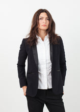 Carica l&#39;immagine nel visualizzatore di Gallery, Shawl Collar Blazer in Black
