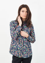 Carica l&#39;immagine nel visualizzatore di Gallery, Long Sleeve Blouse in Black/Floral