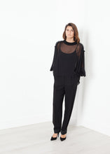 Carica l&#39;immagine nel visualizzatore di Gallery, Poet Silk Sweater in Black