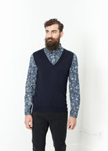 Carica l&#39;immagine nel visualizzatore di Gallery, Basic Gilet in Navy