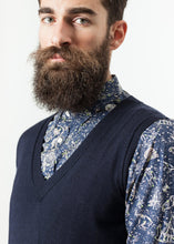 Carica l&#39;immagine nel visualizzatore di Gallery, Basic Gilet in Navy
