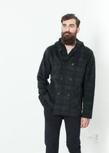 Carica l&#39;immagine nel visualizzatore di Gallery, Double Breasted Hoodie in Forest Plaid