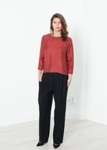 Carica l&#39;immagine nel visualizzatore di Gallery, Pleated Waistband Trouser in Black