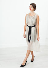Carica l&#39;immagine nel visualizzatore di Gallery, Chiffon Cape Back Dress in Sand
