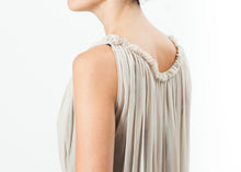 Carica l&#39;immagine nel visualizzatore di Gallery, Chiffon Cape Back Dress in Sand
