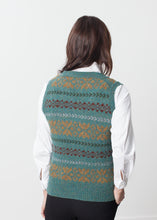 Carica l&#39;immagine nel visualizzatore di Gallery, Fair Isle Vest in Army