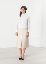 Carica l&#39;immagine nel visualizzatore di Gallery, Tulle Pleat Skirt in Cream