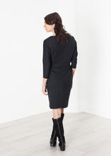 Carica l&#39;immagine nel visualizzatore di Gallery, Tie Waist Dress in Black