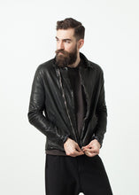 Carica l&#39;immagine nel visualizzatore di Gallery, Distressed Motorcycle Jacket