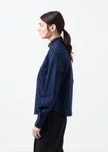 Carica l&#39;immagine nel visualizzatore di Gallery, Sheer Silk Collar Button Up