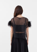 Carica l&#39;immagine nel visualizzatore di Gallery, Organza Feather Top