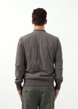 Carica l&#39;immagine nel visualizzatore di Gallery, Leather Bomber Jacket in Dust