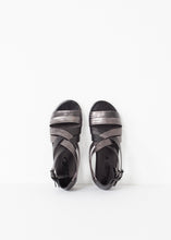 Carica l'immagine nel visualizzatore di Gallery, Wrap Sandal in Black/Steel