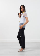 Carica l&#39;immagine nel visualizzatore di Gallery, Sheer Button-Up Blouse in Pale Blue