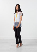 Carica l&#39;immagine nel visualizzatore di Gallery, Sheer Button-Up Blouse in Pale Blue