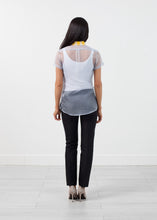 Carica l&#39;immagine nel visualizzatore di Gallery, Sheer Button-Up Blouse in Pale Blue