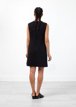 Carica l&#39;immagine nel visualizzatore di Gallery, Neoprene Flower Dress in Black