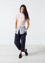Carica l&#39;immagine nel visualizzatore di Gallery, Sheer Button-Up Blouse in Ivory