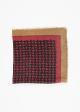 Carica l&#39;immagine nel visualizzatore di Gallery, Houndstooth Square in Rouge